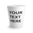 Custom Logo on a Latte Mug, Team Logo Here Latte Mug, Personalized Latte Mug, Text on a Latte Mug, Your Business Logo or Brand Logo Latte Mug