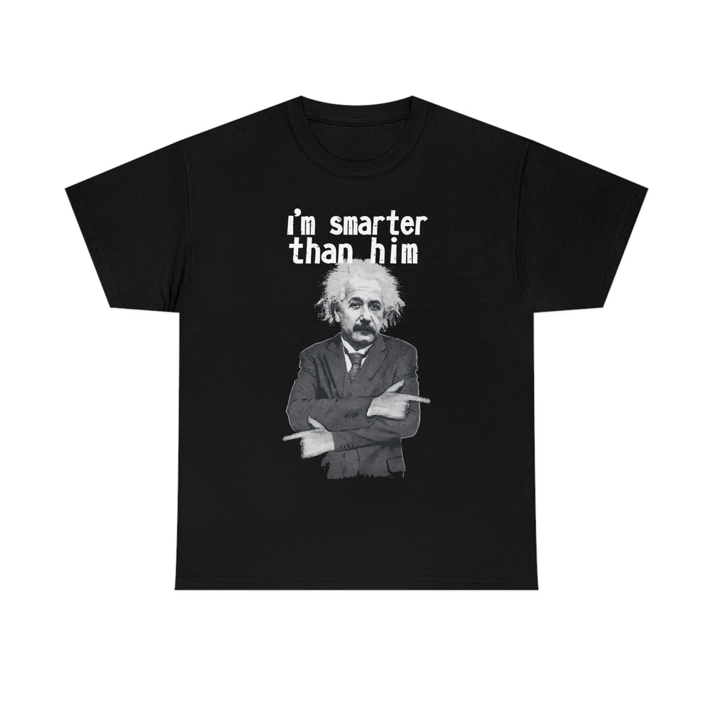 Einstein I'm Smarter Black Half Sleeve Men T-Shirt