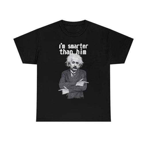 Einstein I'm Smarter Black Half Sleeve Men T-Shirt