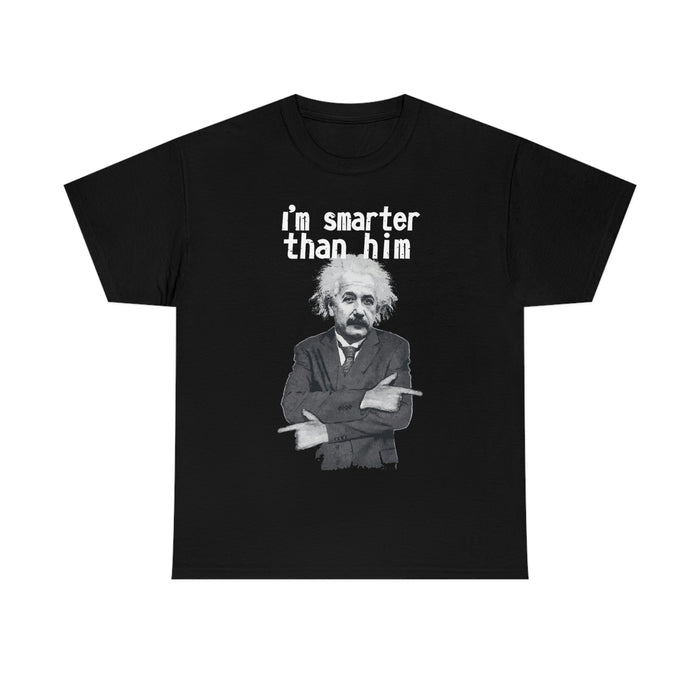 Einstein I'm Smarter Black Half Sleeve Men T-Shirt