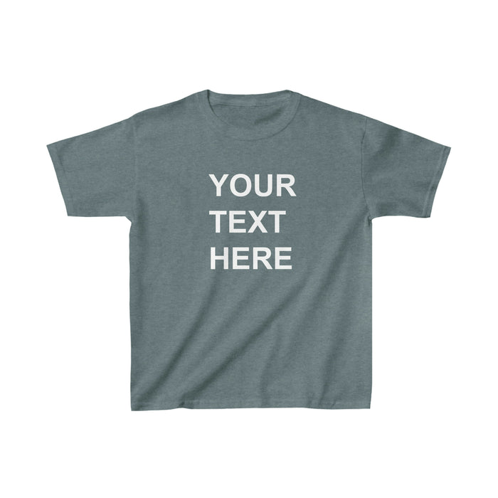 Personalized Kids Tee Shirt, Custom Kids Tee Shirt, With Your Own Text or Design, Handmade Custom Kids Heavy Cotton™ Tee