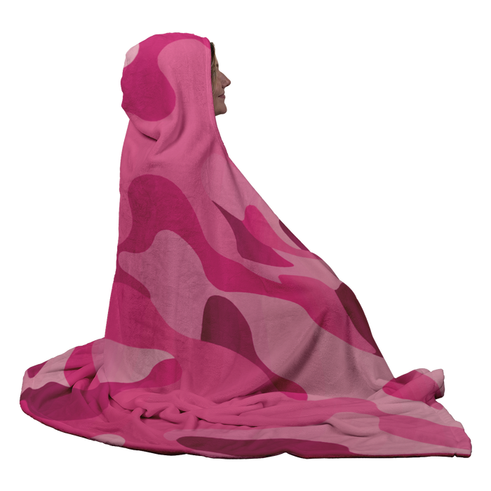 Pink Hooded Blanket