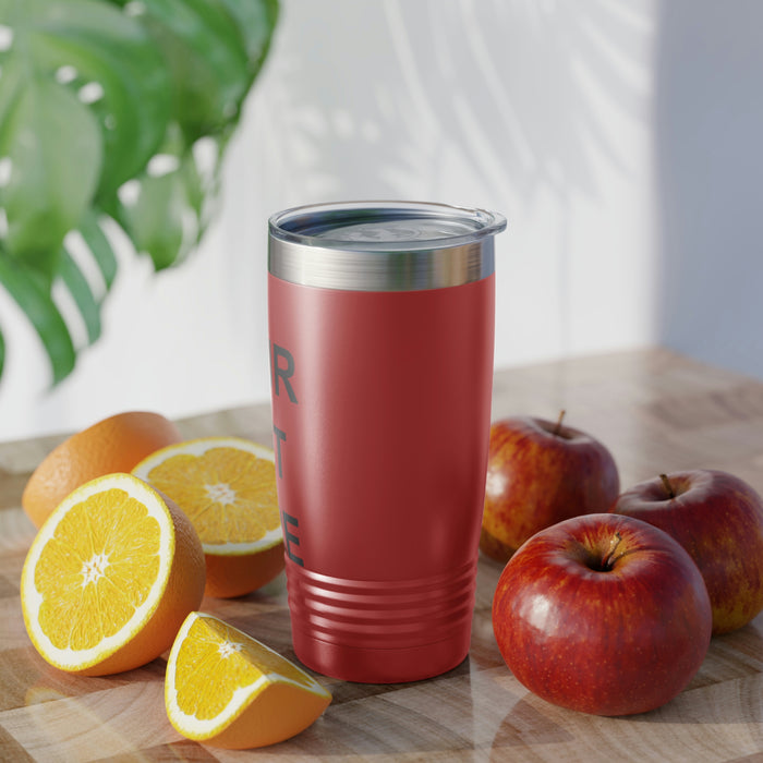 Custom Logo Tumbler, Team Logo Here Tumbler, Personalized Tumbler, Text on a Tumbler, Your Business Logo or Brand Logo Ringneck Tumbler, 20oz