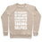 Virgin Teez  Pullover 95 PERCENT OF MY ARM STRENGTH COMES FROM TAKING SELFIES CREWNECK SWEATSHIRT