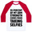 Virgin Teez  Baseball Tee 95 PERCENT OF MY ARM STRENGTH COMES FROM TAKING SELFIES UNISEX CLASSIC BASEBALL TEE