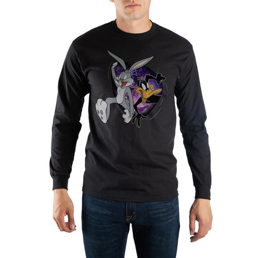 Black Looney Tunes Space Jam Long Sleeve T-Shirt