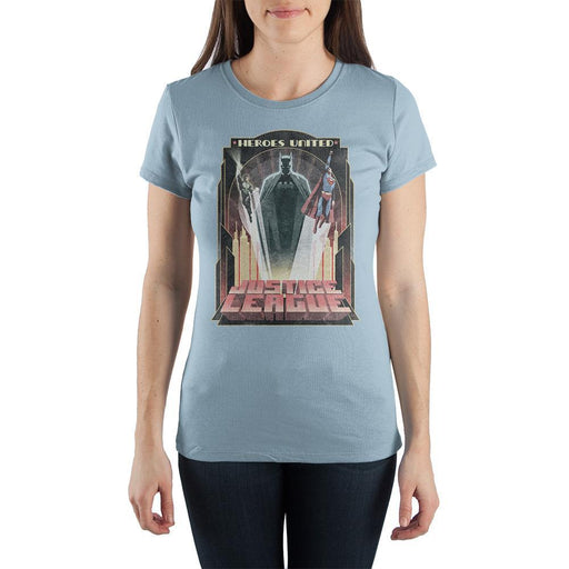 Justice League Shirt Heroes United DC Comics Clothing