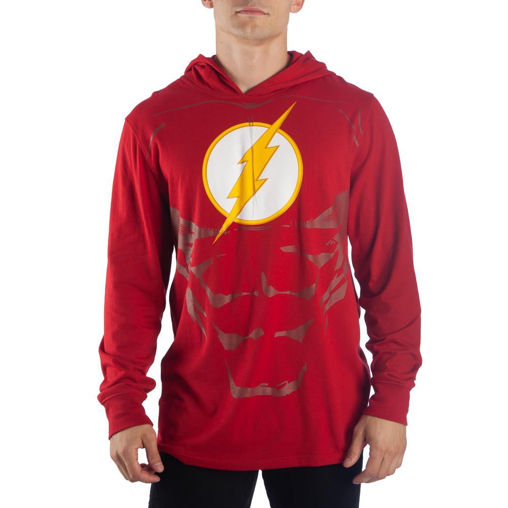 Flash Hoodie DC Comics Cosplay Flash Gift - DC Comics Hoodie Flash Cosplay