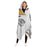 Collage Art Hooded Blanket