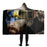 Brush Strokes Hooded Blanket