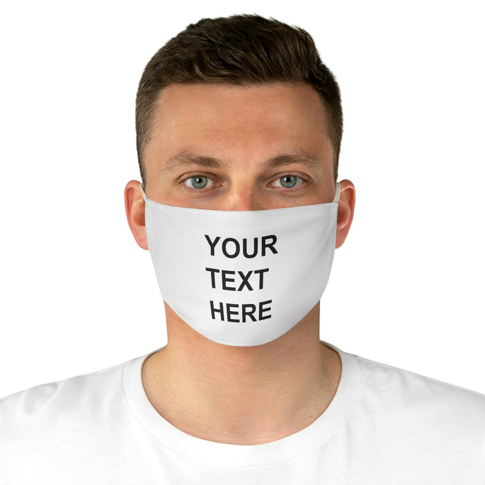Personalized Face Mask, Custom Face Mask, With Your Own Text or Design, Handmade Custom Face Mask
