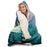 Mountain Sonnet Moonlit Stanza Hooded Blanket