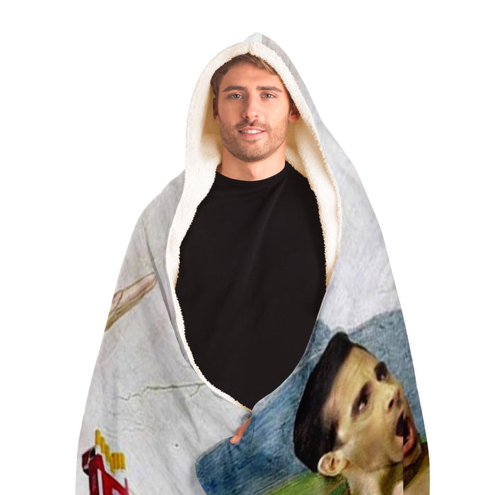 No Smokeing Hooded Blanket