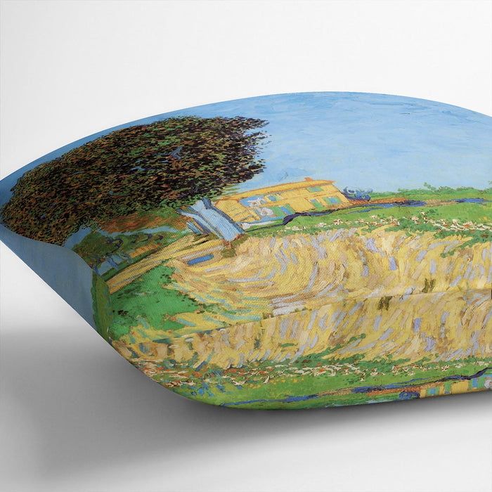 A Lane near Arles by Van Gogh Cushion