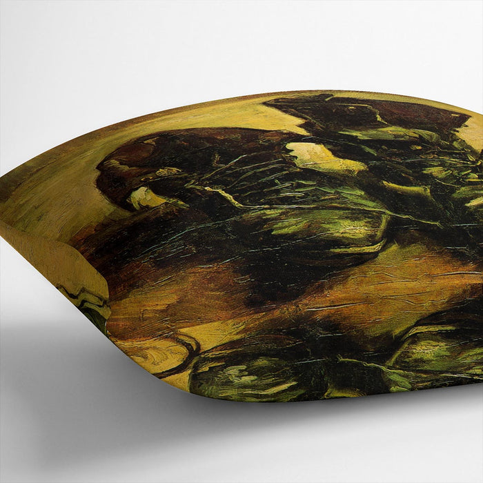 A Pair of Shoes 2 by Van Gogh Cushion