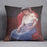 A girl asleep by Renoir Cushion