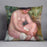 August Renoir Bathing by Renoir Cushion