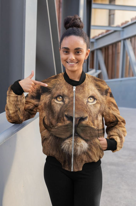 Bearded Lion Bomber Jacket