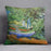 Bank of the Oise at Auvers by Van Gogh Cushion