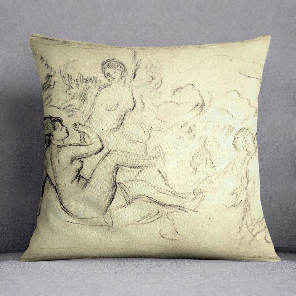 Bather 2 by Renoir Cushion