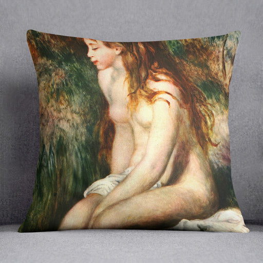 Bathing by Renoir Cushion