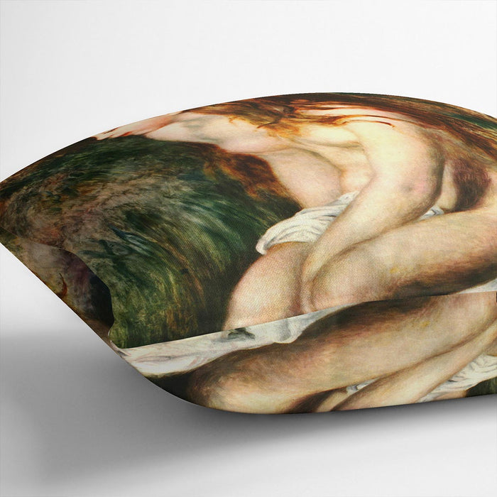 Bathing by Renoir Cushion