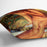 Bathing sitting on a rock by Renoir Cushion