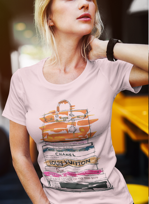 Birkin Bag And Fashion Books Women T-shirt