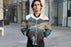 Blue Mountain Reflection Bomber Jacket