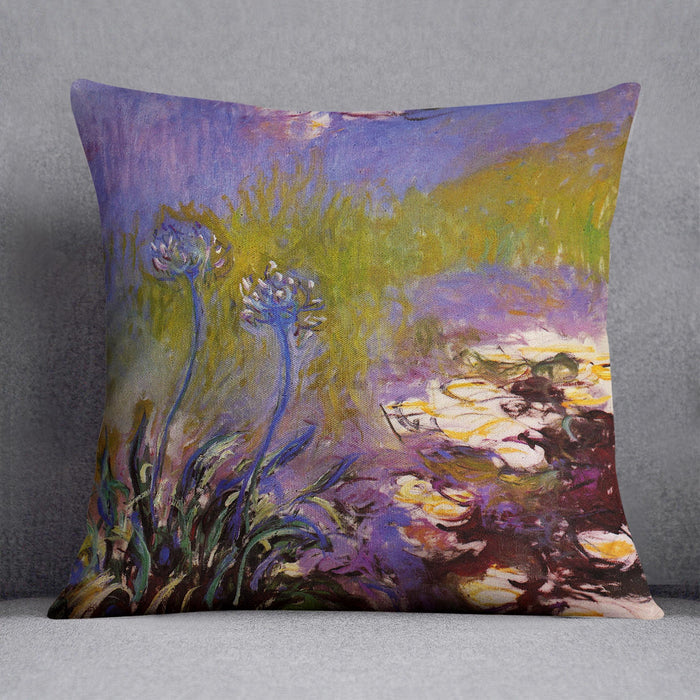 Blue Tuberosen by Monet Cushion