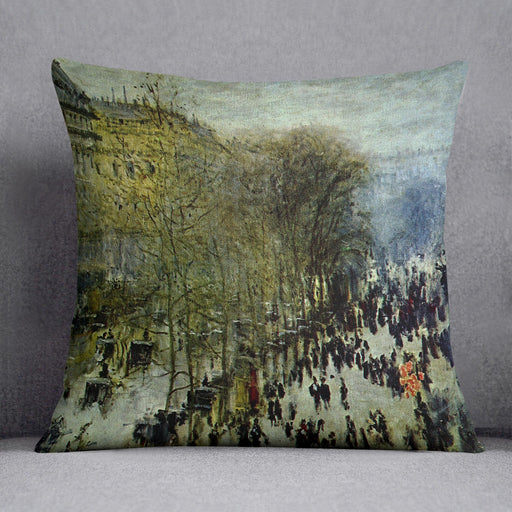 Boulevard of Capucines by Monet Cushion