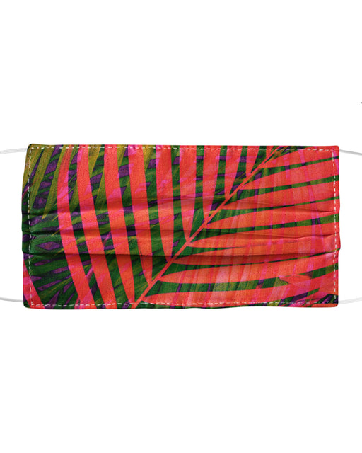 Colorful Tropical Leaves Mask