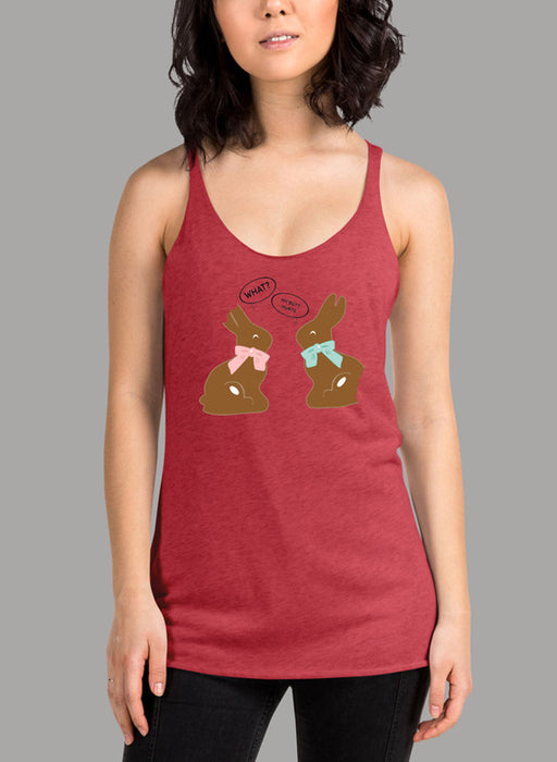 Chocolate Bunny Women Tank Top