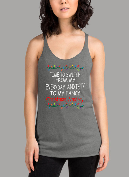 Christmas Anxiety Women Tank Top