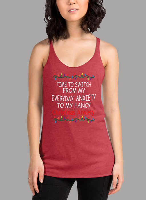 Christmas Anxiety Women Tank Top