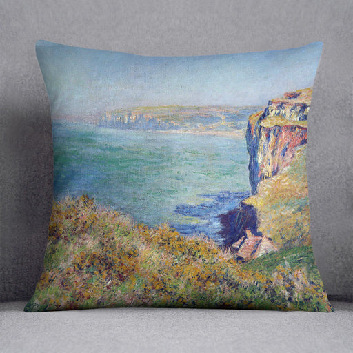 Cliffs at Varengeville by Monet Cushion