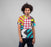 Colourful Pattern 3 Premium Sublimation Adult T-Shirt