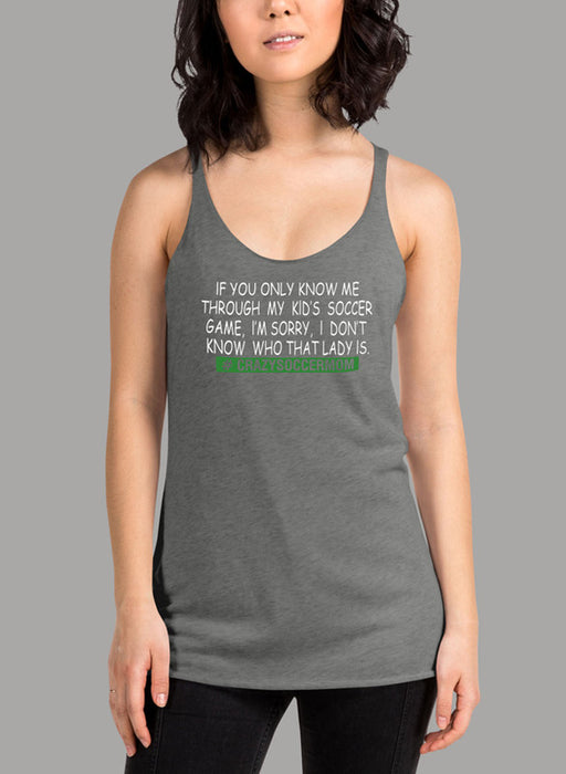 Crazy Soccer Mom Women Tank Top