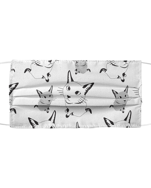 Cute Cat  Pattern Mask
