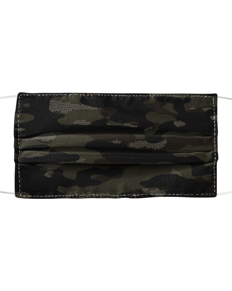 Dark Camouflage Pattern Mosaic Style Plakat Mask