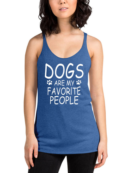 Dogs Are My Favorite People Women Tank Top