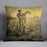 Evening The End of the Day after Millet by Van Gogh Cushion