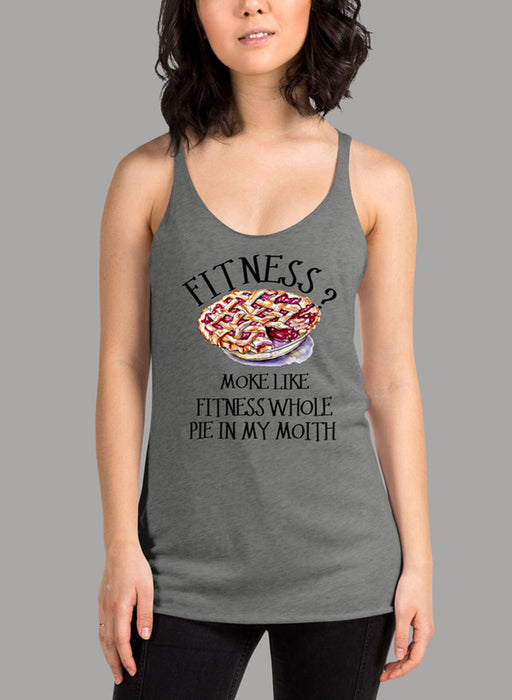 Fitness Pie In My Mouth Women Tank Top
