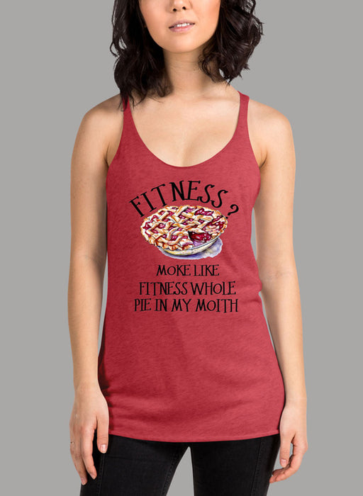 Fitness Pie In My Mouth Women Tank Top