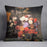 Flowers in a vase by Renoir Cushion