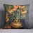 Fritillaries in a Copper Vase by Van Gogh Cushion