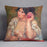 Gabriele with a rose by Renoir Cushion