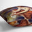 Girl dryes her feet by Renoir Cushion