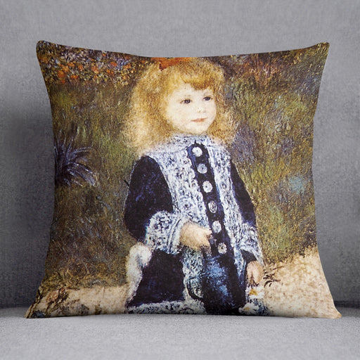Girl with the Watering Can by Renoir Cushion