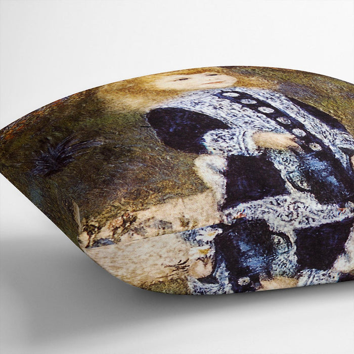 Girl with the Watering Can by Renoir Cushion